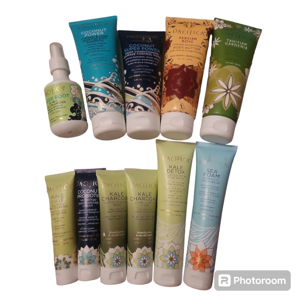 PACIFICA BEAUTY BUNDLE LOT (11 Items)